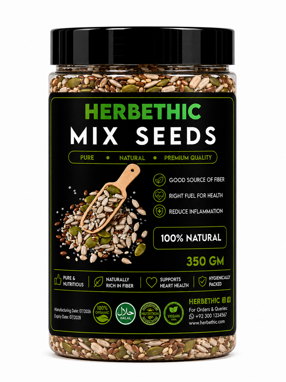 Herbethic | Premium Mix Seeds (225g & 350g)