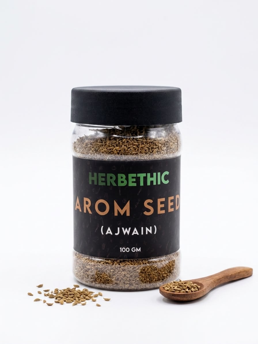 Herbethic | Pure Carom Seeds / Ajwain (100g)