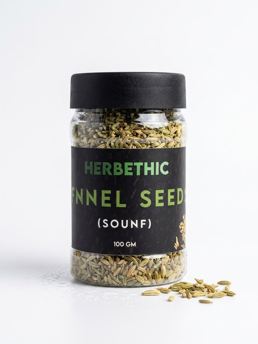 Herbethic | Pure Fennel Seeds / Sounf (100g)