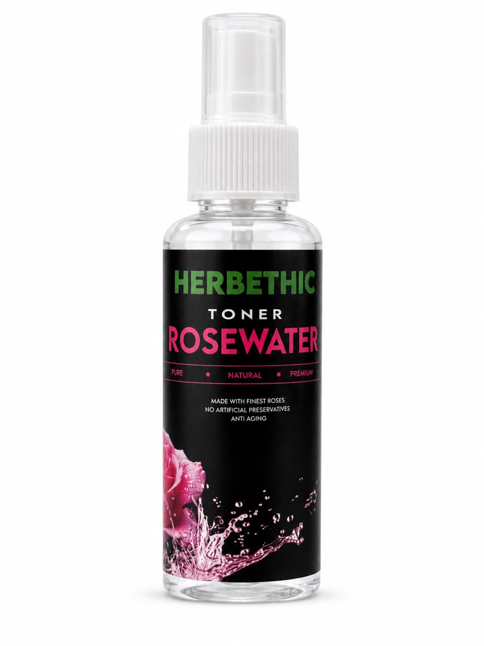Herbethic | Pure Rosewater Toner (120 ml)