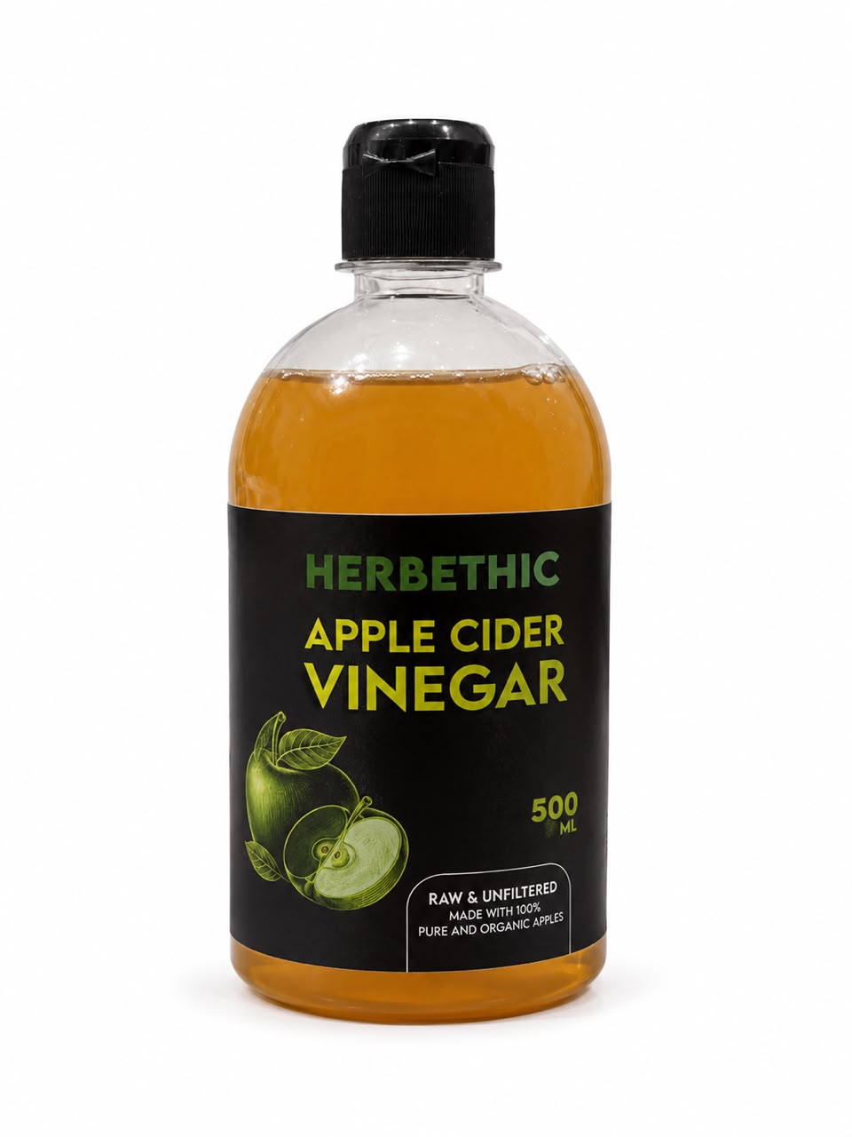 Herbethic | Pure Apple Cider Vinegar (500 ML)