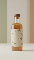 Organic Adaptogen Elixir Glass Bottle